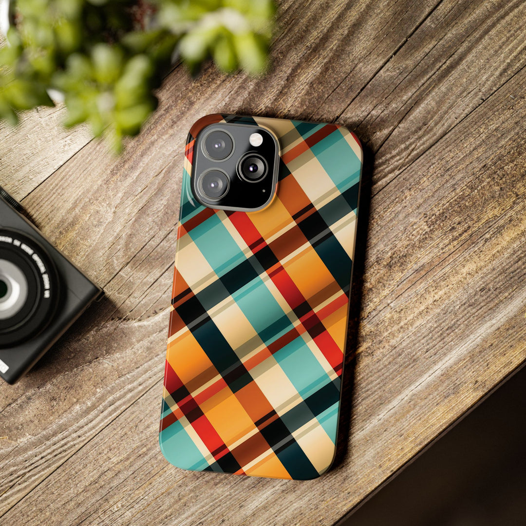 Slim Checkered Plaid Gift for Her Cute Phone Cases for Iphone 16 Pro Max | iPhone 15 Case | iPhone 15 Pro Max Case, Iphone 14, 13, 12, 11, 10, 8, 7 - Studio40ParkLane