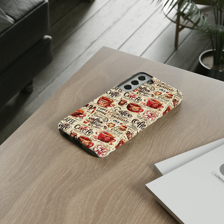 Cute Samsung Phone Case | Aesthetic Samsung Phone Case | Galaxy S23, S22, S21, S20 | Paris Coffee Cup, Protective Phone Case - Studio40ParkLane