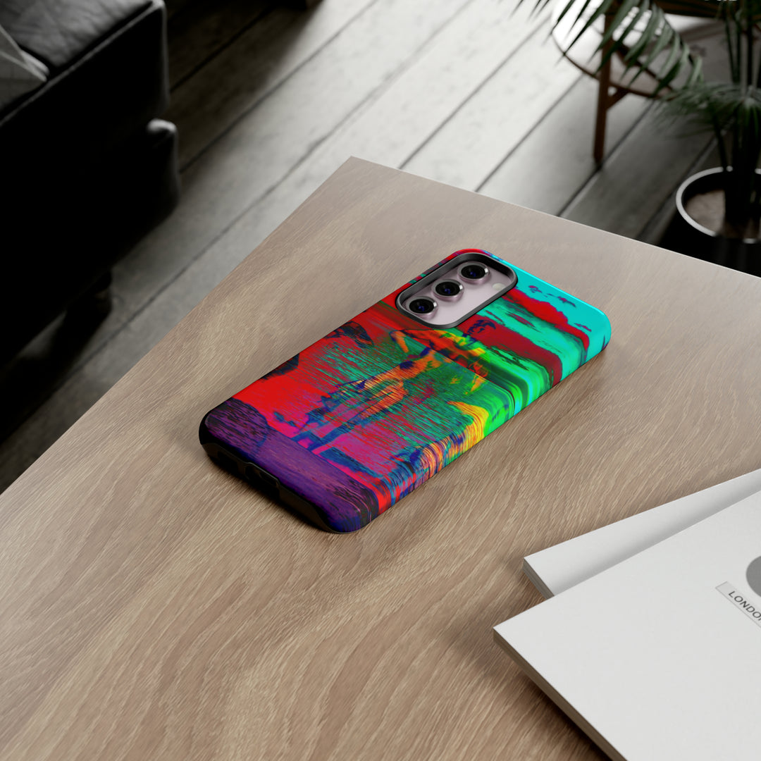 Cute Samsung Phone Case | Aesthetic Samsung Phone Case | Dance Sunset Colorful | Galaxy S23, S22, S21, S20 | Luxury Double Layer | Cool - Studio40ParkLane