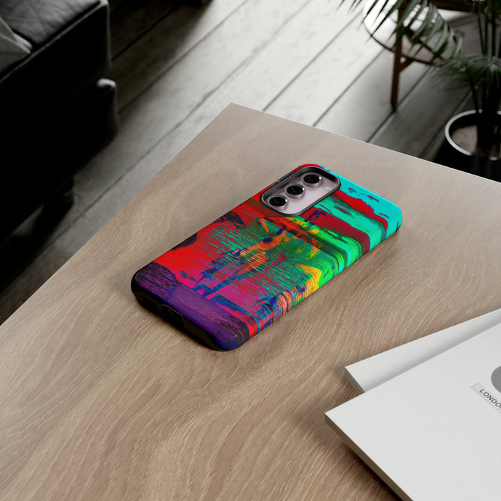 Cute Samsung Phone Case | Aesthetic Samsung Phone Case | Dance Sunset Colorful | Galaxy S23, S22, S21, S20 | Luxury Double Layer | Cool - Studio40ParkLane
