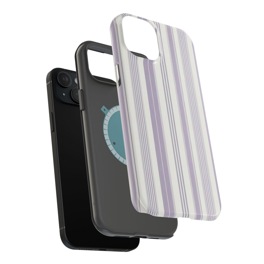 MagSafe Cute Phone Case, Coastal Striped Phone Case for iPhone 17 16 15 14 13 12 Pro Max, Samsung S25 S24 S23 Ultra case