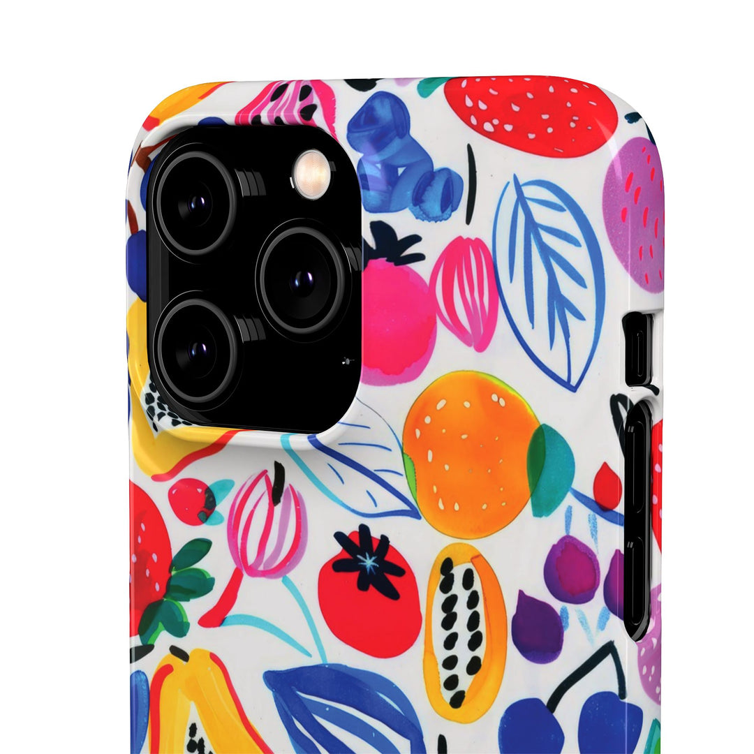 Snap Cute Custom Phone Case, Summer Fruit case for iPhone 18 17 16 15 14 13 12 Pro Max, Samsung S26 S25 S24 S23 Ultra Protective Phone Case - Studio40ParkLane