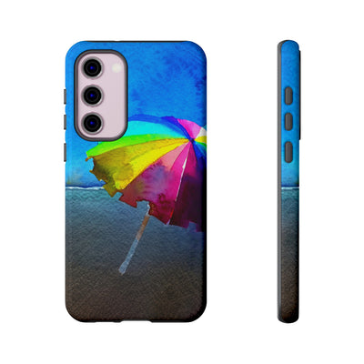 Cute Samsung Case | Cool Iphone Case | Summer Colorful Beach Parasol, Samsung S24, S23, S22, S21, IPhone 15 Case | Iphone 14 Case, Iphone 13 Case