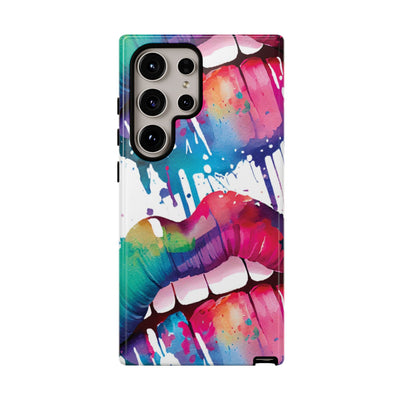 Impact Resistant, Simply Smile Lips, Cute Phone Cases for Samsung S24, S23, S22, S21, IPhone 15 pro Iphone 14 pro Iphone 13 IPhone 12 Iphone 11