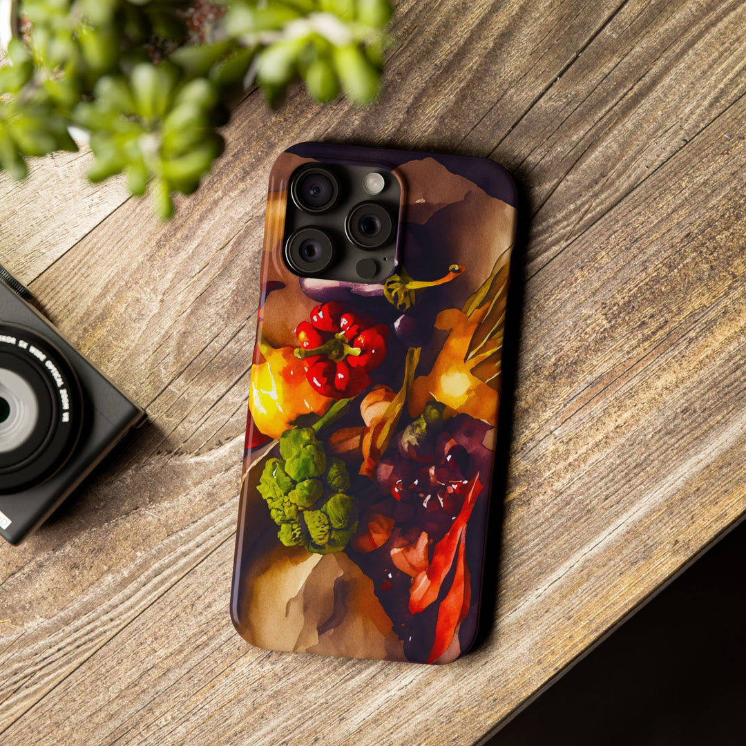 Slim Fall Farm Vegetables Cute Phone Cases for Iphone | iPhone 15 Case | iPhone 15 Pro Max Case, Iphone 14, Iphone 14 Pro Max, Iphone 13 - Studio40ParkLane