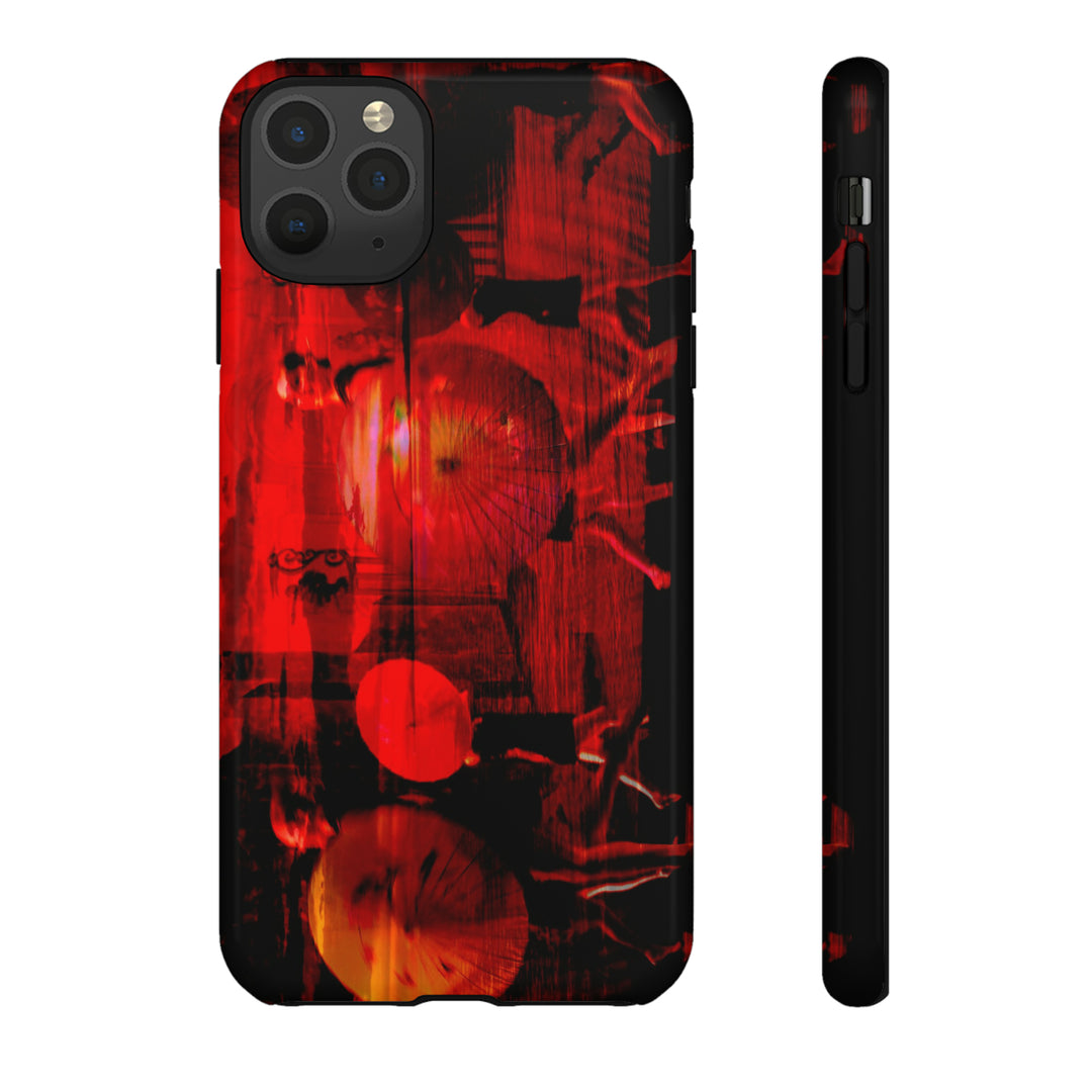 Cute IPhone Case | iPhone 15 Case | iPhone 15 Pro Max Case, Iphone 14 Case, Iphone 14 Pro Max Case IPhone Case for Art Lovers, Sunset Dance Red - Studio40ParkLane