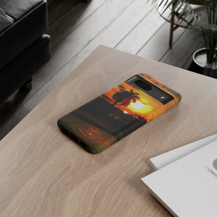 Cute Samsung Case | Cool Iphone Case | Summer Jamaica Pool Sunset, Samsung S24, S23, S22, S21, IPhone 15 Case | Iphone 14 Case, Iphone 13 Case - Studio40ParkLane