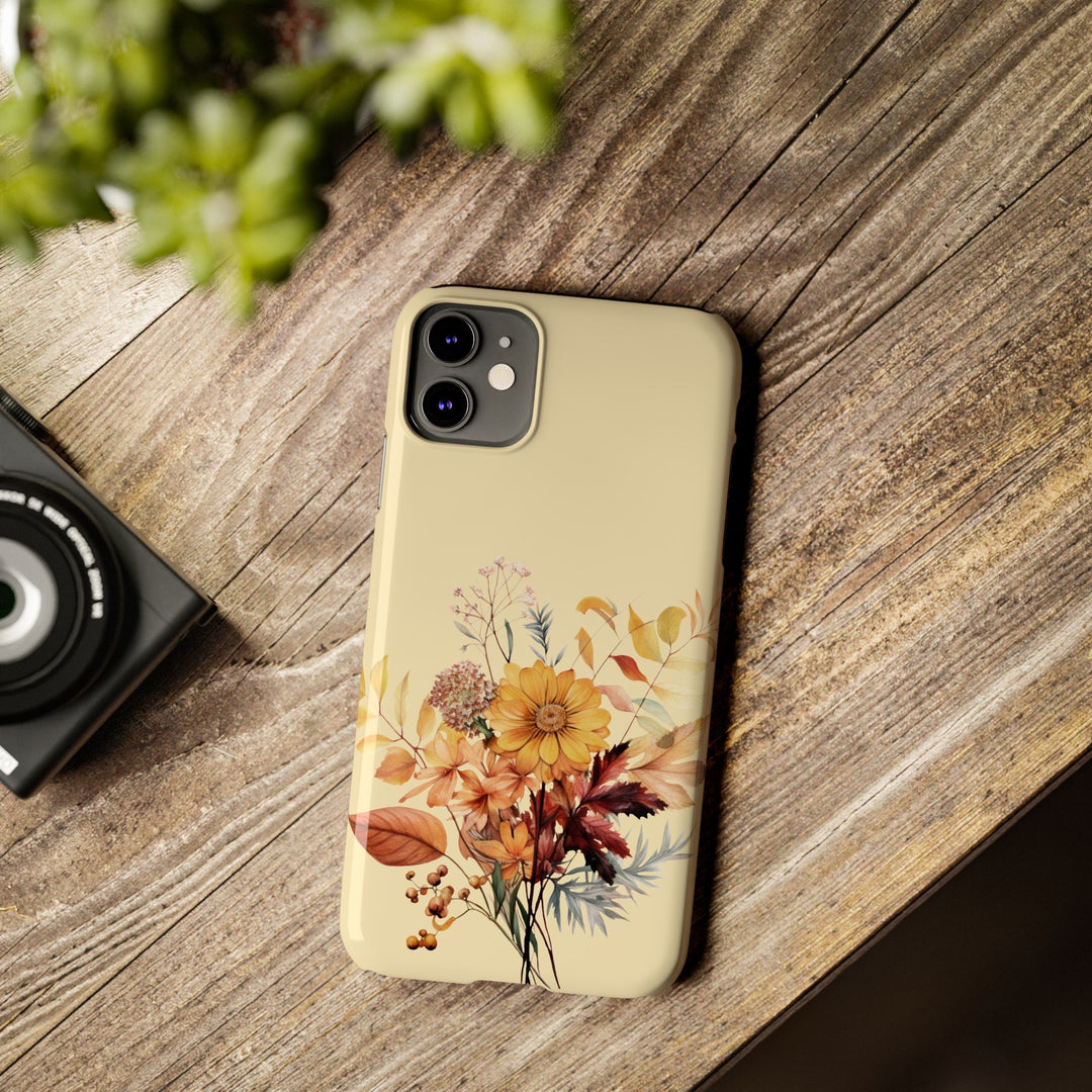 Slim Fall Autumn Leaves Gift for Her Cute Phone Cases for Iphone 16 | iPhone 15 Case | iPhone 15 Pro Max Case, Iphone 14, Iphone 14 Pro Max, Iphone 13, Slim - Studio40ParkLane