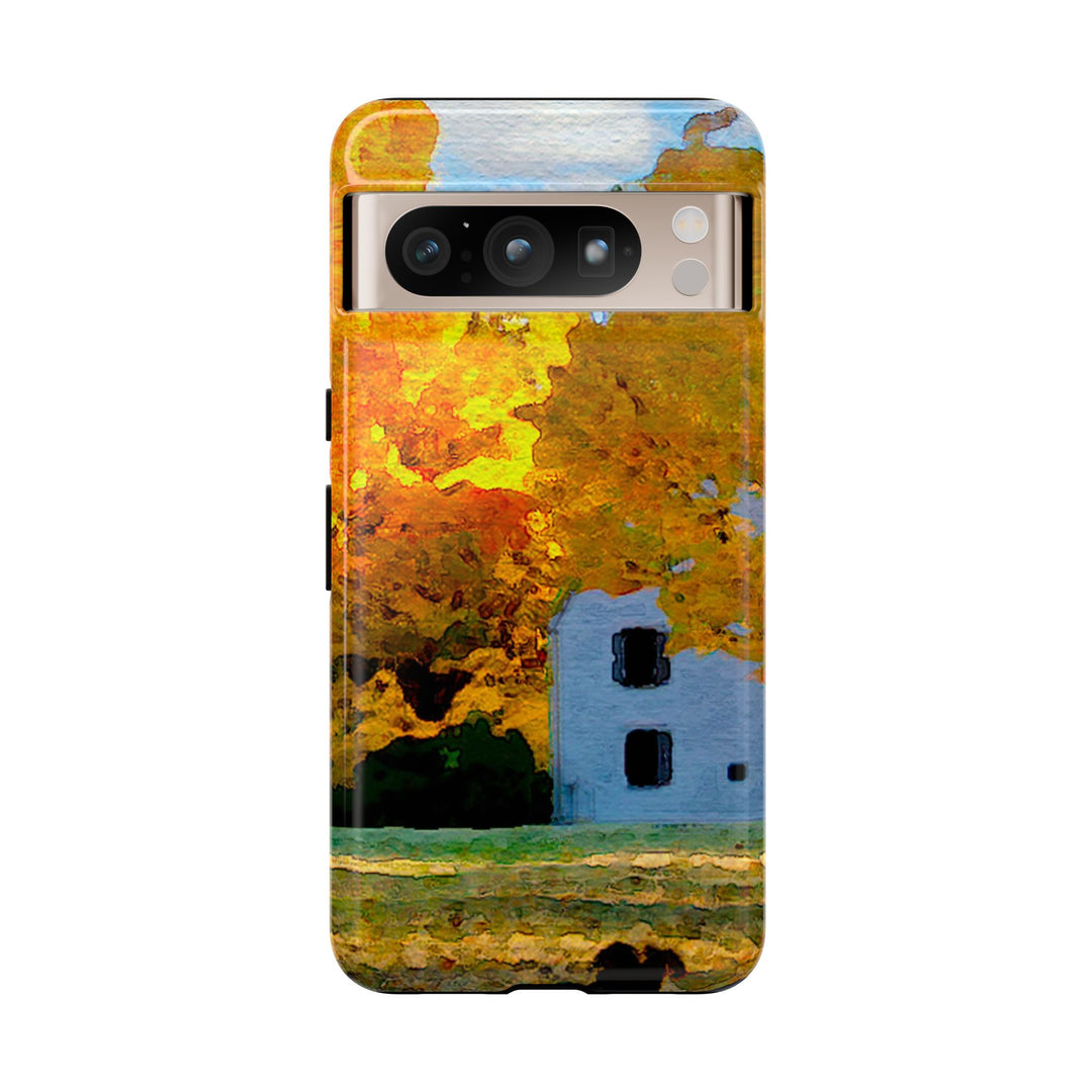Impact Resistant, Fall Leaves Watercolor, Cute Phone Cases for Samsung S24, S23, S22, S21, IPhone 15 pro Iphone 14 pro Iphone 13 IPhone 12 Iphone 11 - Studio40ParkLane