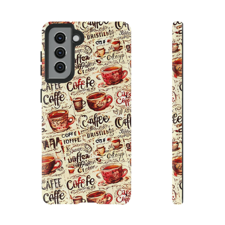 Cute Samsung Phone Case | Aesthetic Samsung Phone Case | Galaxy S23, S22, S21, S20 | Paris Coffee Cup, Protective Phone Case - Studio40ParkLane