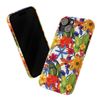 Slim Spring Flowers Gift for Her Cute Phone Cases for Iphone 16 Pro Max | iPhone 15 Case | iPhone 15 Pro Max Case, Iphone 14, 13, 12, 11, 10, 8, 7 - Studio40ParkLane