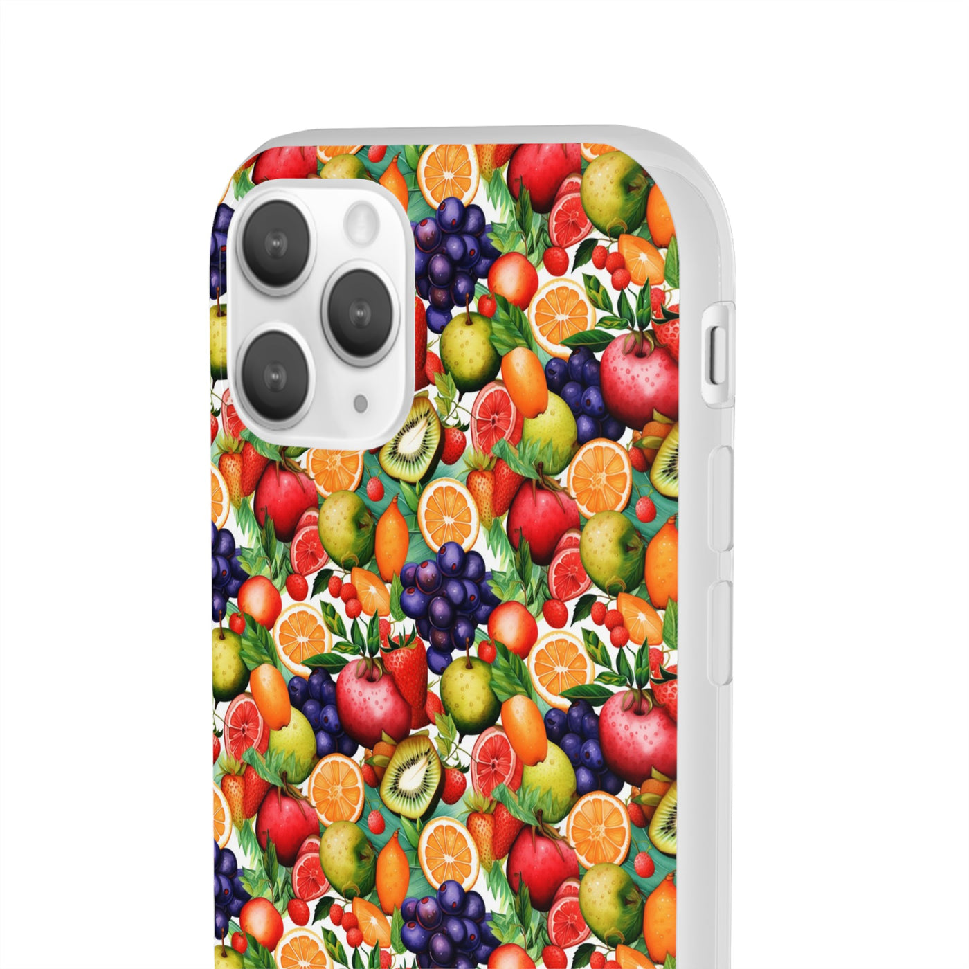 Cute Flexi Phone Cases, Summer Fruit Mix, Compatible with Samsung Galaxy S23, Samsung S22, Samsung S21, Samsung S20, Galaxy S20 Ultra