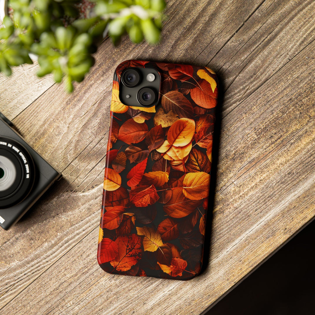 Slim Fall Autumn Leaves Gift for Her Cute Phone Cases for Iphone 16 | iPhone 15 Case | iPhone 15 Pro Max Case, Iphone 14, Iphone 14 Pro Max, Iphone 13, Slim - Studio40ParkLane