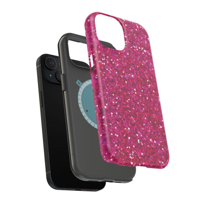 Non Glitter Pink Color Composition Magsafe Cute Phone Case for Iphone Gift for Her,  | iPhone 15 Case | iPhone 15 Pro Max Case, Iphone 14, Iphone 14 Pro Max, Iphone 13, Iphone 16