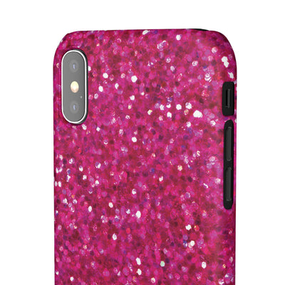 Snap Non-Glitter Muted Pink Play on "Faux" Glitter Effect Cute Phone Cases for Samsung and Iphone, 16, 15, 14, S24, S23, S22, S21, S20, Plus and Ultra