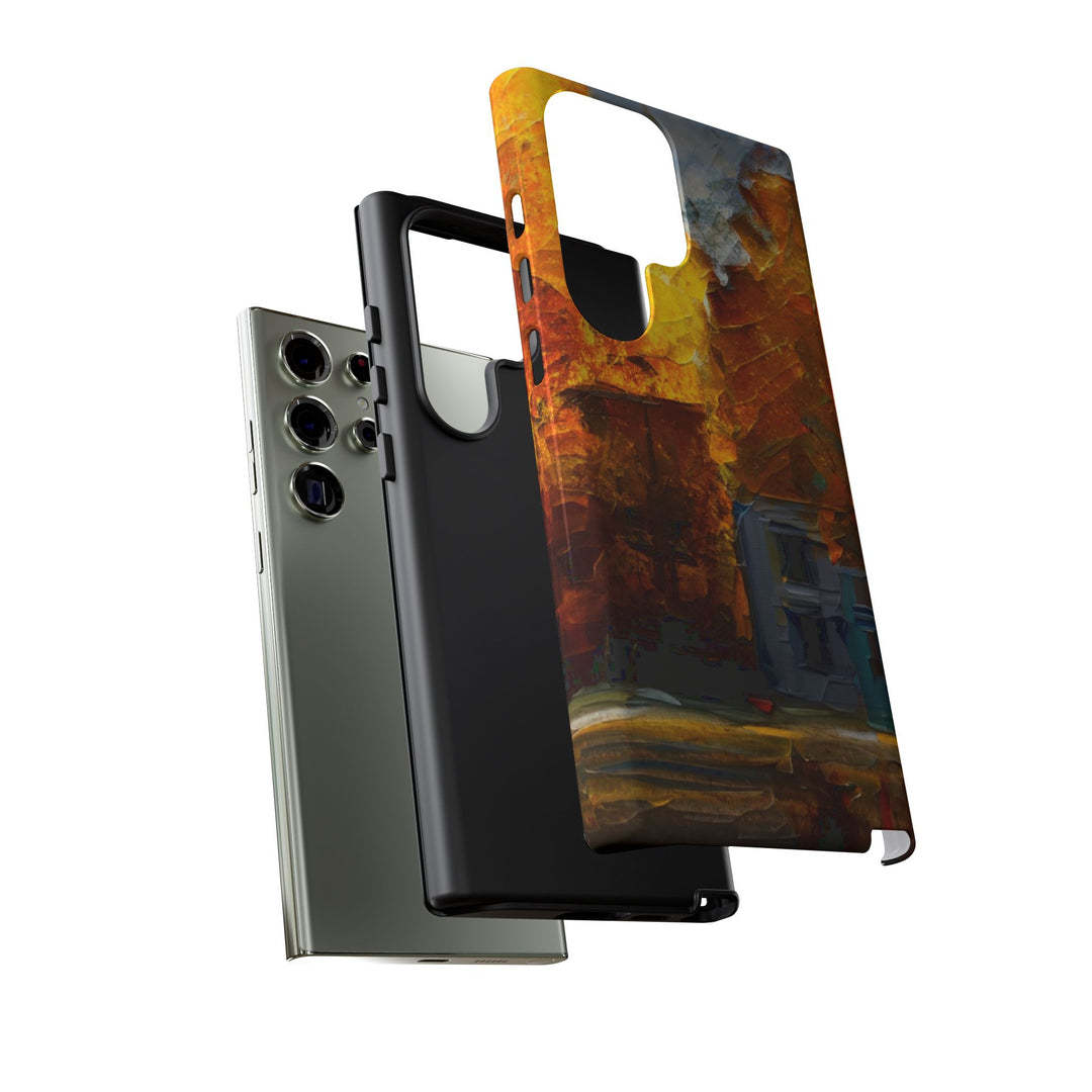 Impact Resistant, Fall Leaves Oil Painting, Cute Phone Cases for Samsung S24, S23, S22, S21, IPhone 15 pro Iphone 14 pro Iphone 13 IPhone 12 Iphone 11 - Studio40ParkLane
