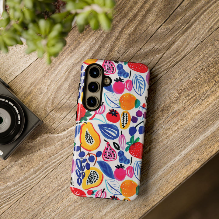 Premium Tough Summer Fruit Collage Gift for Her Cute Phone Cases for Samsung and Iphone, 16, 15, 14, S24, S23, S22, S21, S20, Plus, Ultra, Pro - Studio40ParkLane