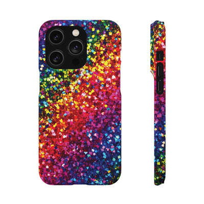 Snap Non-Glitter Muted Color Play on "Faux" Glitter Effect Cute Phone Cases for Samsung and Iphone, 16, 15, 14, S24, S23, S22, S21, S20, Plus and Ultra