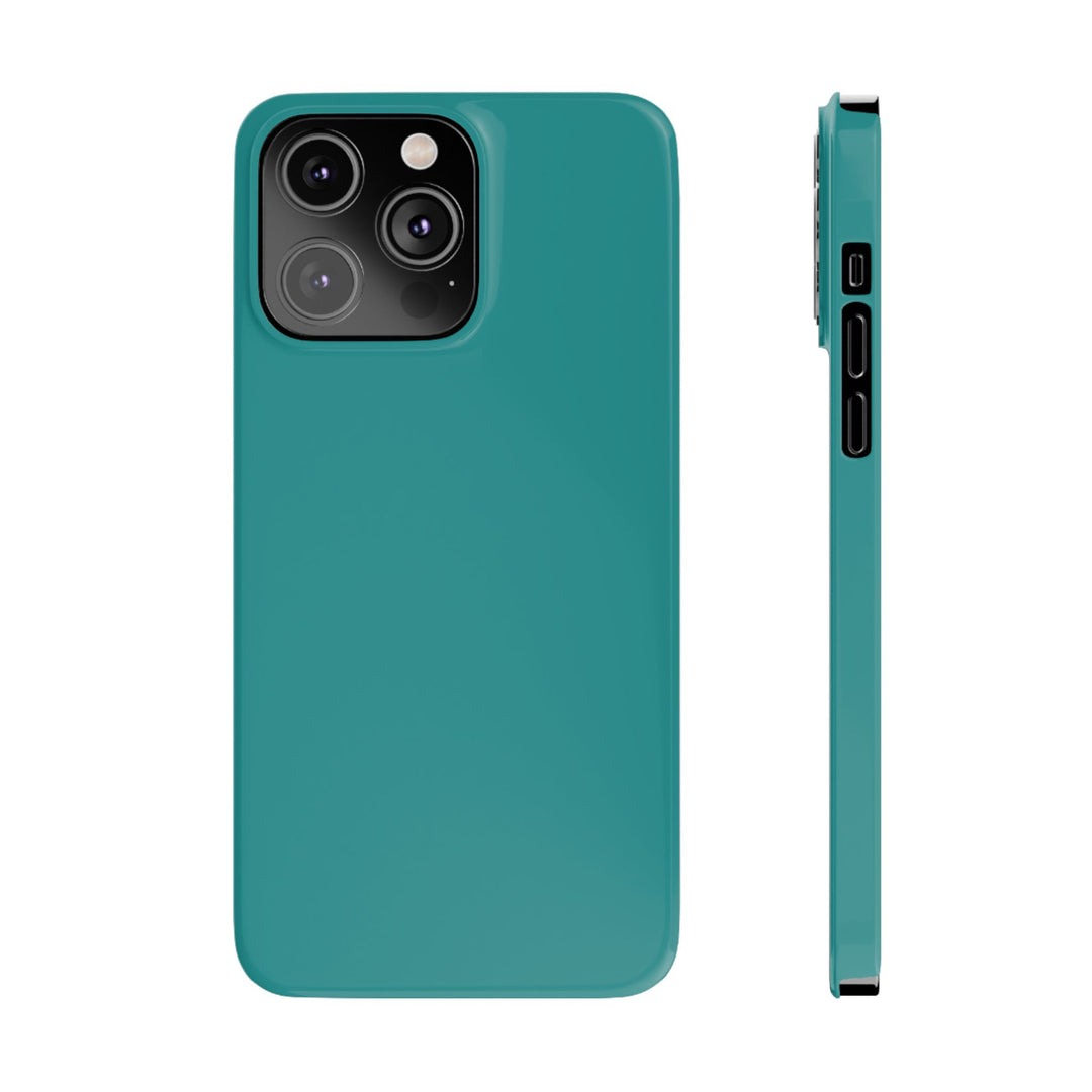 Slim Turquoise Blue Gift for Her Aesthetic Cute Phone Case for Iphone 16 - | iPhone 15 Pro Max Case | iPhone 14 Case 13 12 11 10 9 8 7 - Studio40ParkLane