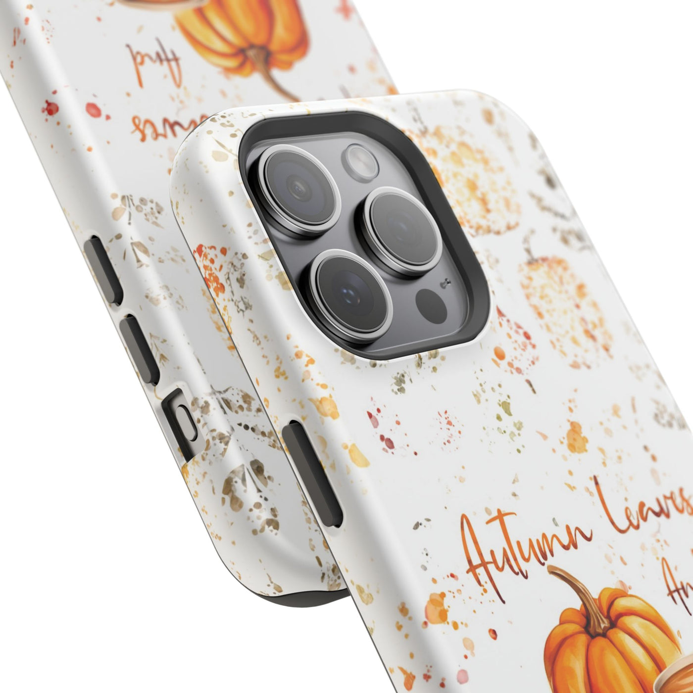 Fall Leaves Pumpkins Tough Magsafe Cute Phone Cases for Iphone | iPhone 15 Case | iPhone 15 Pro Max Case, Iphone 14, Iphone 14 13 12 11 10 9 8 7 - Studio40ParkLane