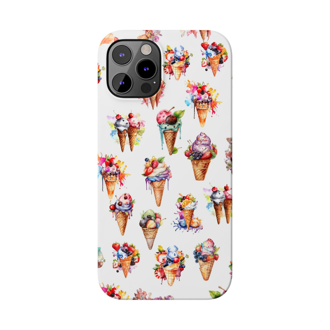 Summer Ice Cream Slim Cute Phone Cases for Iphone  | iPhone 15 Case | iPhone 15 Pro Max Case, Iphone 14, Iphone 14 Pro Max, Iphone 13