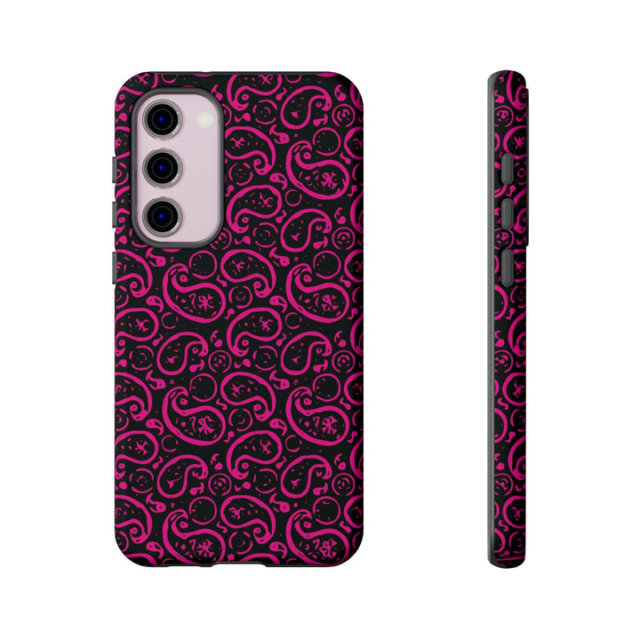 Samsung Galaxy Phone Case | Galaxy S23, S22, S21, S20 | Luxury Case Double Layered | Impact Resistant | Fashionable - Paisley 3 - Studio40ParkLane