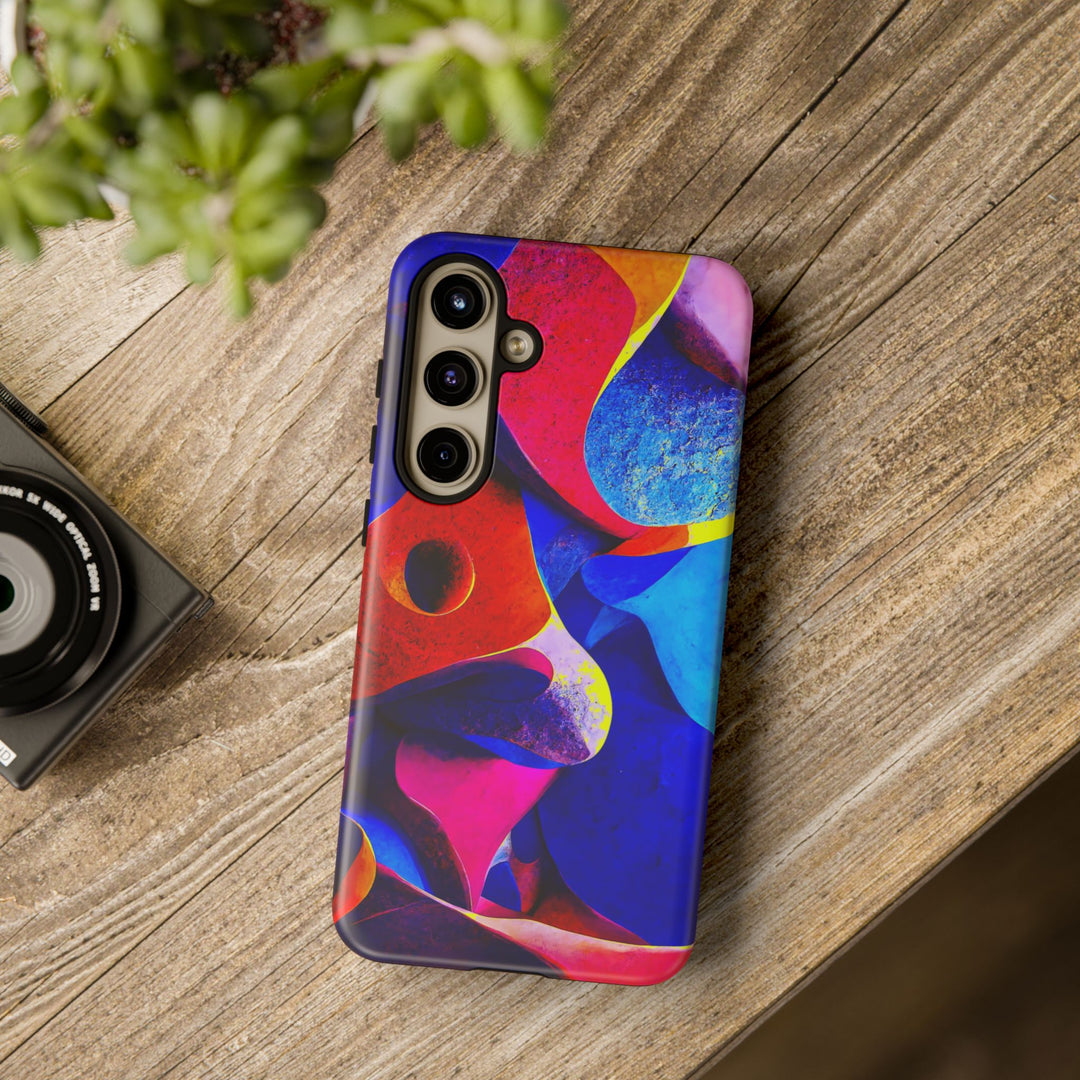 Impact Resistant, Abstract Shapes, Cute Phone Cases for Samsung S24, S23, S22, S21, IPhone 15 pro Iphone 14 pro Iphone 13 IPhone 12 Iphone 11 - Studio40ParkLane