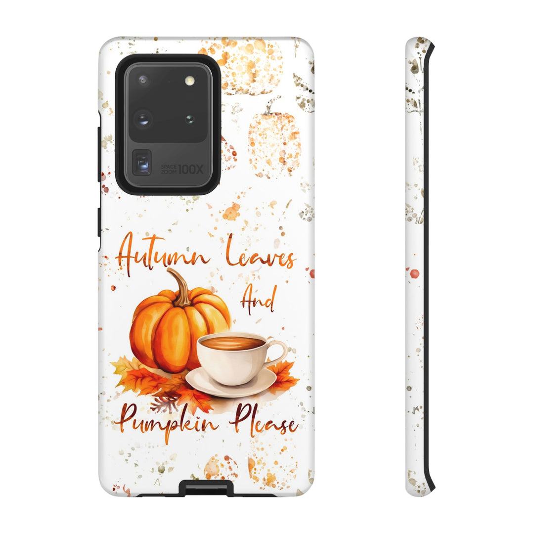 Impact Resistant, Fall Leaves Pumpkin Pie, Cute Phone Cases for Samsung S24, S23, S22, S21, IPhone 15 pro Iphone 14 pro Iphone 13 IPhone 12 Iphone 11 - Studio40ParkLane