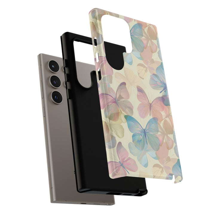 Cute Samsung Case | Cool Iphone Case | Summer Pastel Butterflies, Samsung S24, S23, S22, S21, IPhone 15 Case | Iphone 14 Case, Iphone 13 Case - Studio40ParkLane