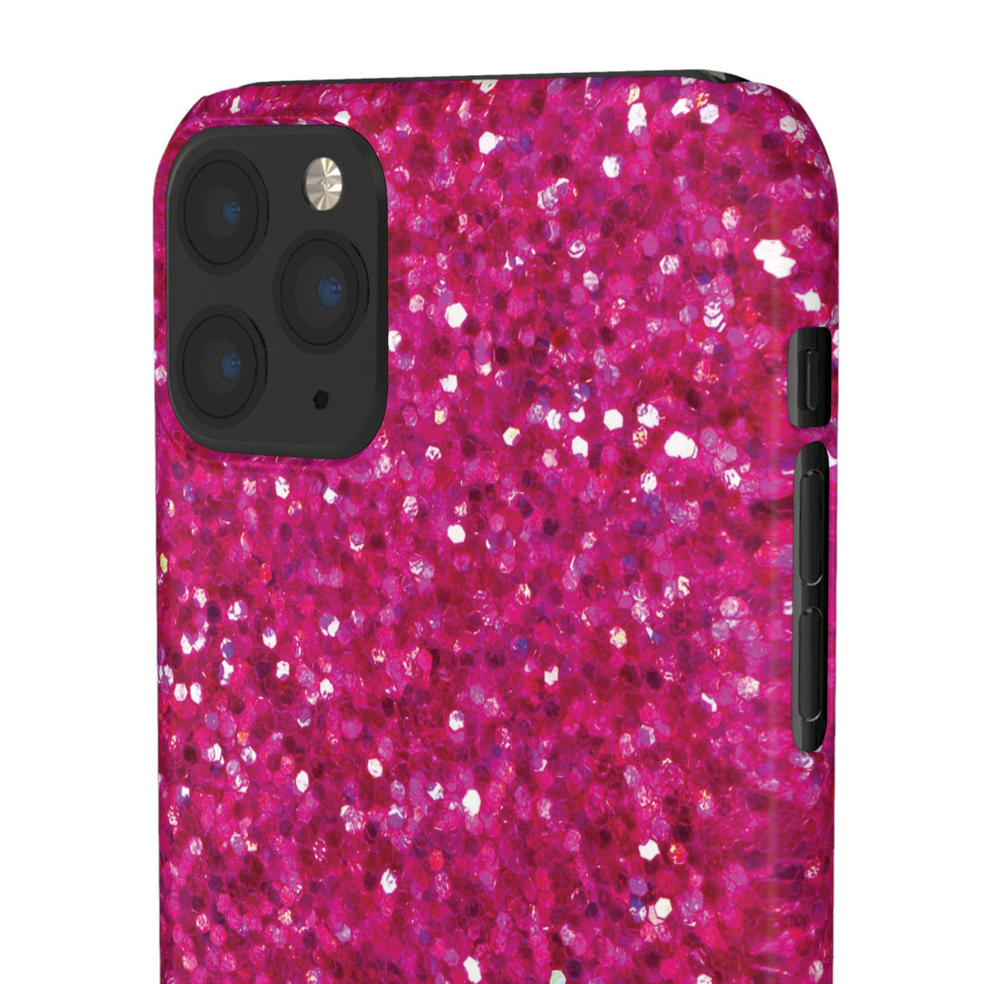 Snap Non-Glitter Muted Pink Play on "Faux" Glitter Effect Cute Phone Cases for Samsung and Iphone, 16, 15, 14, S24, S23, S22, S21, S20, Plus and Ultra