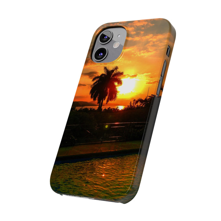 Slim Cute Phone Cases for Iphone - | iPhone 15 Case | iPhone 15 Pro Max Case, Iphone 14 Case, Iphone 14 Pro Max, Iphone 13, Summer Jamaica Sunset - Studio40ParkLane