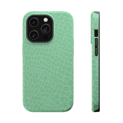 Non Leather Mint Color Pattern Magsafe Cute Phone Case for Iphone Gift for Her, | iPhone 15 Case | iPhone 15 Pro Max Case, Iphone 14, Iphone 14 Pro Max, Iphone 13, Iphone 16 - Studio40ParkLane