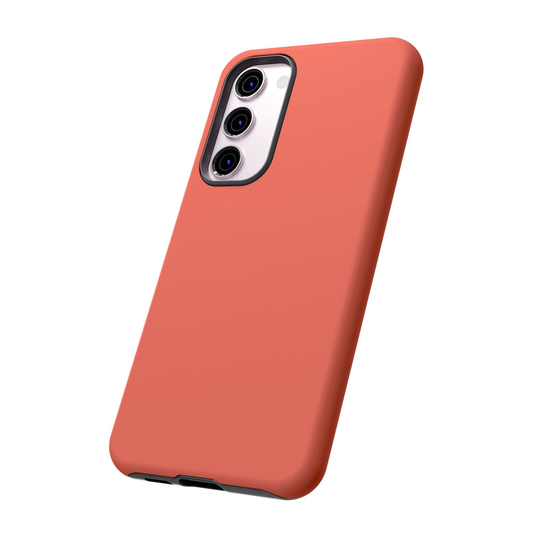 Premium Tough Coral Pink Orange Gift for Her Cute Phone Cases for Samsung S25 S24, S23, S22, S21, Iphone, 16, 15, 14, 13 Pro Max Ultra - Studio40ParkLane