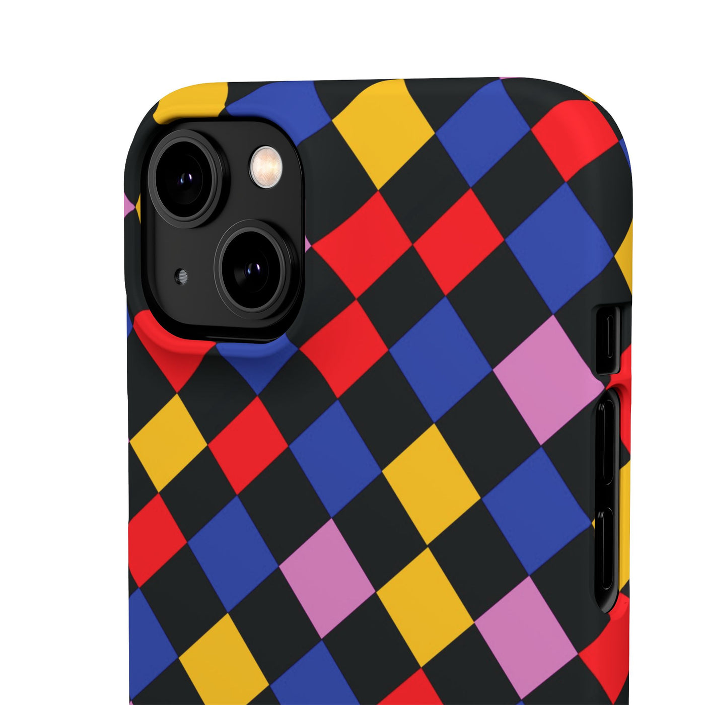 Colorful Checkerboard Cute Phone Case - Sleek Snap - for iPhone 16 15 14 13 12 11 Max Pro Plus Samsung Galaxy S24 S23 S22 S21 S20 Plus Ultra - Studio40ParkLane