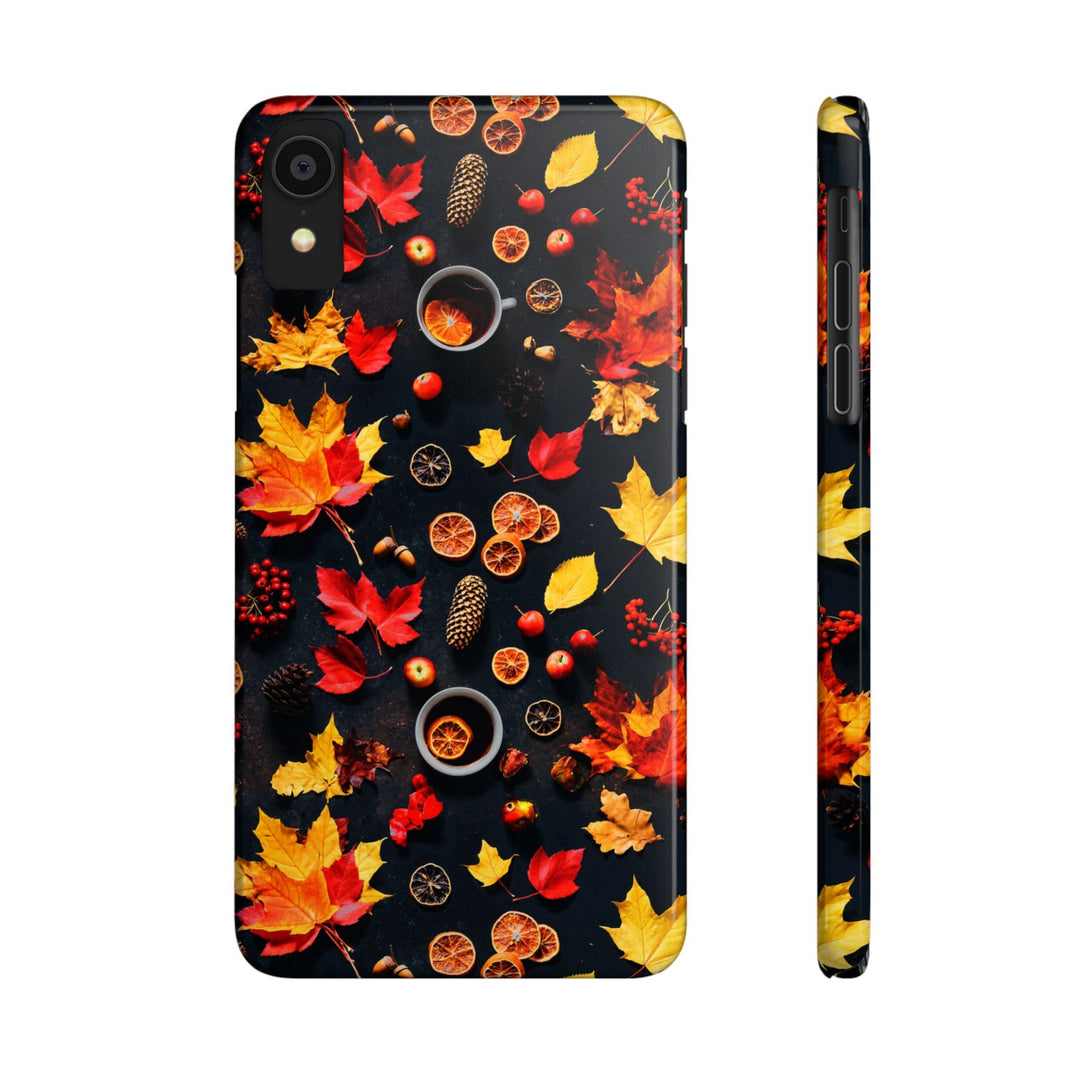Slim Cute Fall Leaves Collage Phone Cases for Iphone | iPhone 15 Case | iPhone 15 Pro Max Case, Iphone 14, Iphone 14 Pro Max, Iphone 13, Iphone 16 - Studio40ParkLane