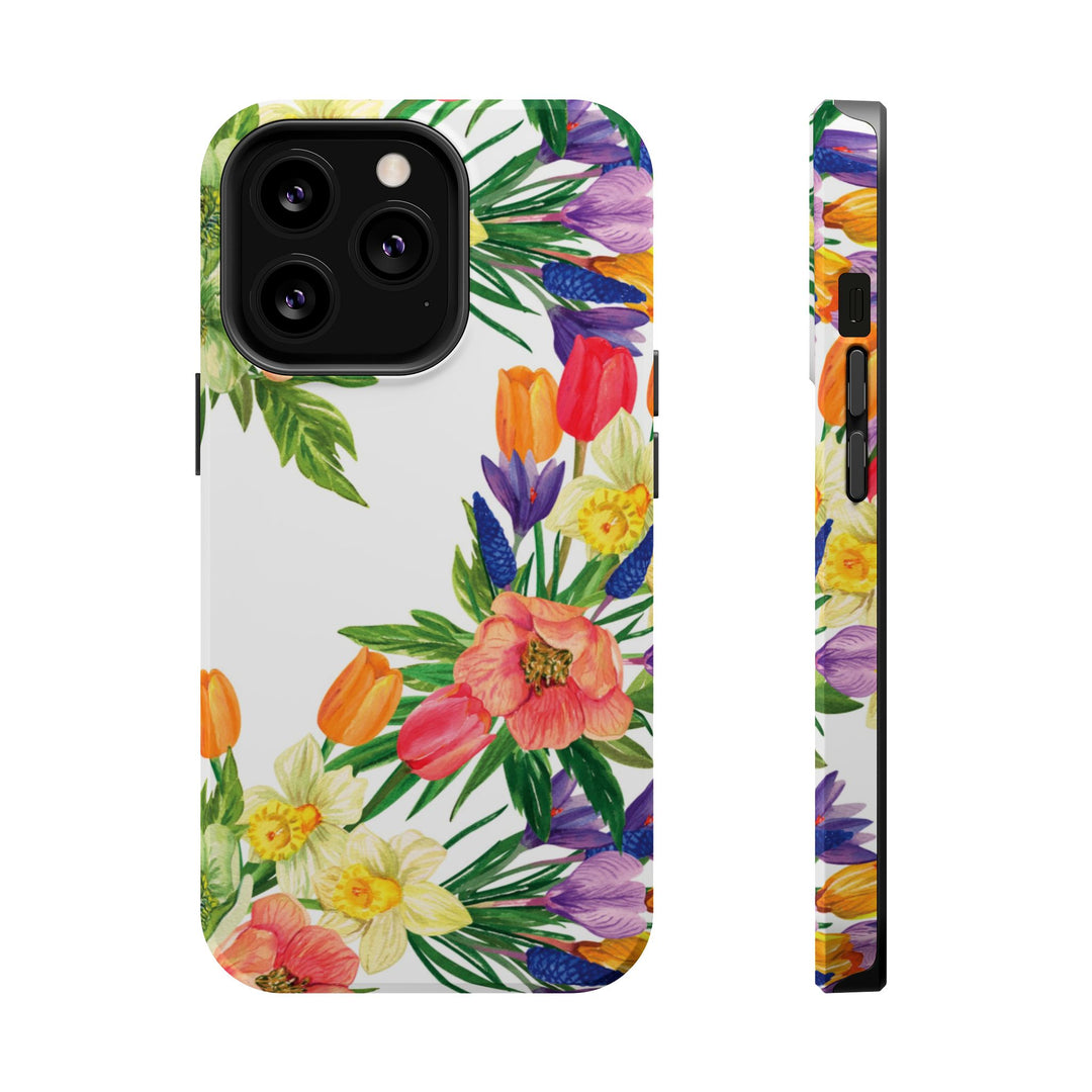 Spring Flowers Magsafe Cute Phone Case for Iphone Gift for Her, iPhone 16 Case iPhone 15 Pro Max Case, Iphone 14, Iphone 14 Pro Max, 13, 12 - Studio40ParkLane
