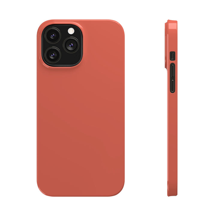 Slim Coral pink Gift for Her Aesthetic Cute Phone Case for Iphone 16 - | iPhone 15 Pro Max Case | iPhone 14 Case 13 12 11 10 9 8 7 - Studio40ParkLane