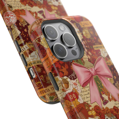 New England Fall Coquette Collage Tough Magsafe Cute Phone Cases for Iphone | iPhone 15 Pro Max Case, Iphone 14, Iphone 14 13 12 11 10 9 8 7 - Studio40ParkLane