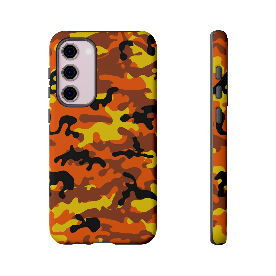 Cool Phone Case | Aesthetic Phone Case | Fall Camo | For Samsung Galaxy S23, S22, S21, S20 | Luxury Double Layer | Cute - Studio40ParkLane