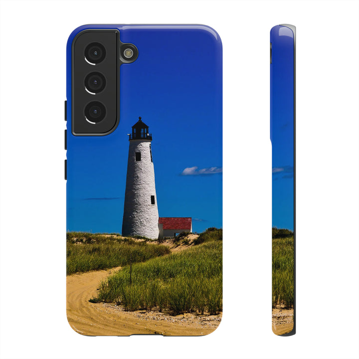 Cute Samsung Phone Case | Aesthetic Samsung Phone Case | Lighthouse Beach | Galaxy S23, S22, S21, S20 | Luxury Double Layer | Cool - Studio40ParkLane