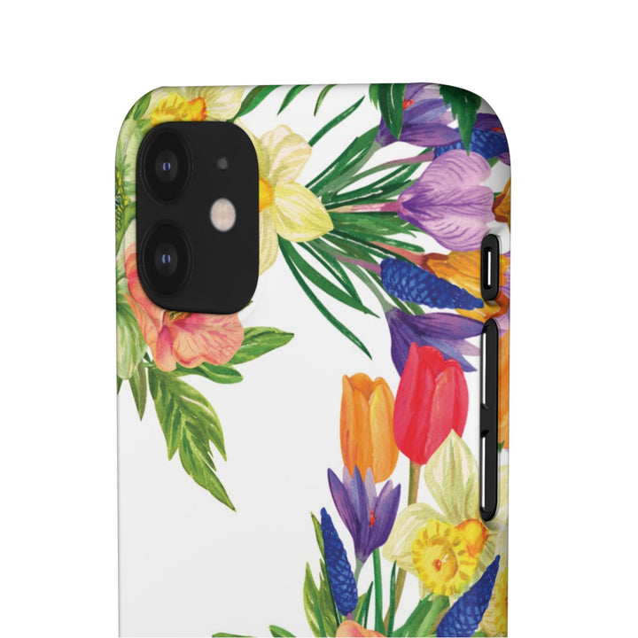 Sleek Snap Spring Summer Flowers Cute Phone Case for iPhone 16 15 14 13 12 11 X Xs Max Xr Pro Plus Samsung Galaxy S24 S23 S22 S21 S20 Ultra