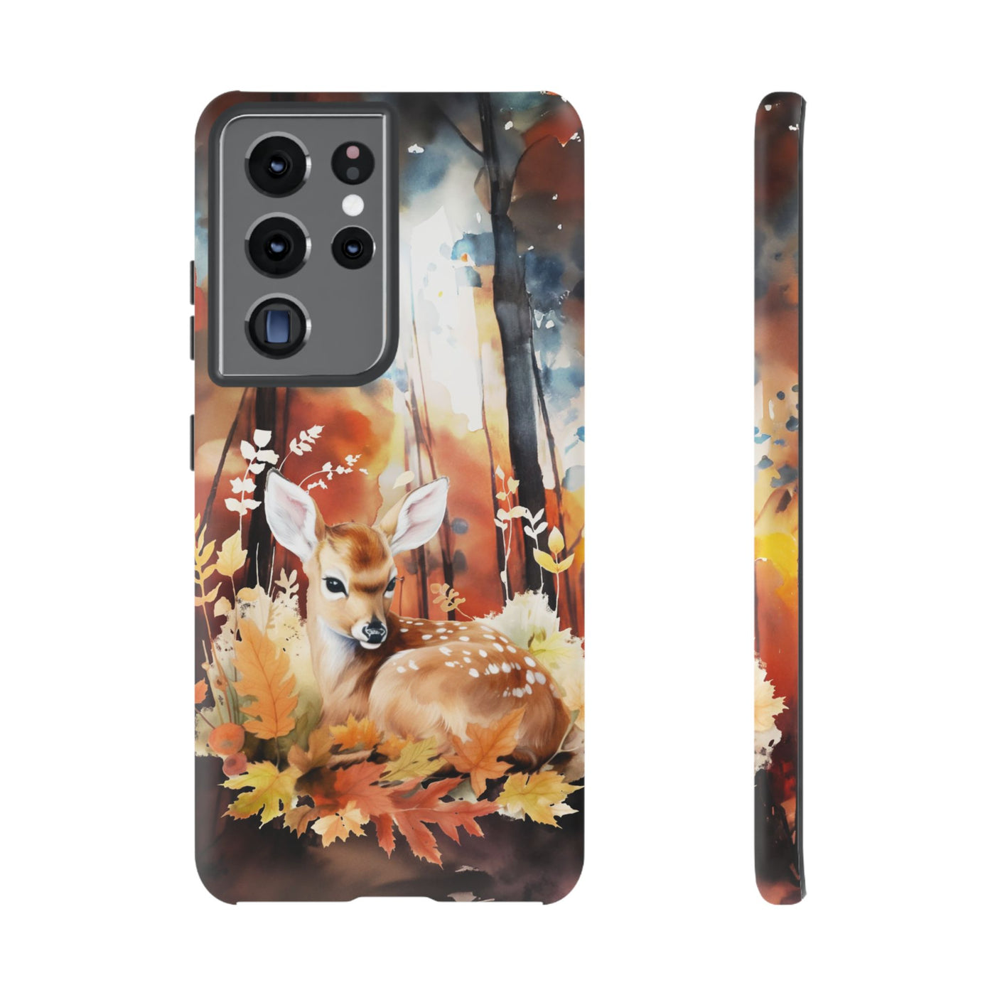 Autumn Fall Deer Forest Gift for Her Cute Phone Case for, Samsung Galaxy S24, S23, S22, S21, IPhone 16 Case | Iphone 15, Iphone 14, IPhone 13 Case