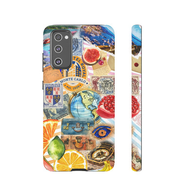 Cute European Summer Collage Phone Case, for IPhone 16 Case | Iphone 15, Iphone 14, IPhone 13 Case, 11 8 7, Samsung Galaxy S24, S23, S22, S21 Extra Protective