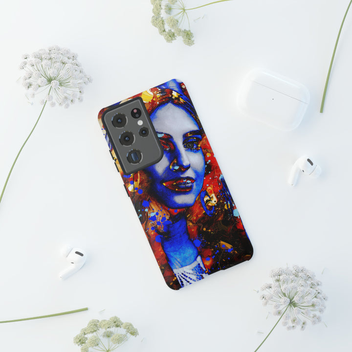 Cute Samsung Phone Case | Aesthetic Samsung Phone Case | Galaxy S23, S22, S21, S20 | Marble Splash Face, Protective Phone Case - Studio40ParkLane