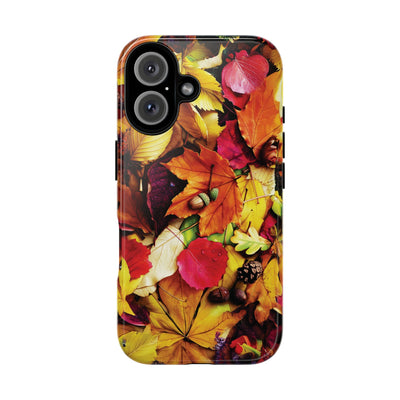 Aesthetic Tough Fall Leaves Foliage Premium Phone Case - For iPhone 17 Pro Max iPhone 16 Pro iPhone 15 Iphone 14 Plus 13 Pro 12 11 10 XR - Studio40ParkLane