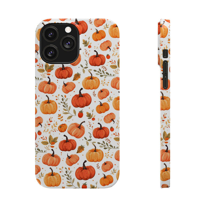 Slim Fall Autumn Pumpkins Gift for Her Cute Phone Cases for Iphone 16 | iPhone 15 Case | iPhone 15 Pro Max Case, Iphone 14, Iphone 14 Pro Max, Iphone 13, Slim - Studio40ParkLane