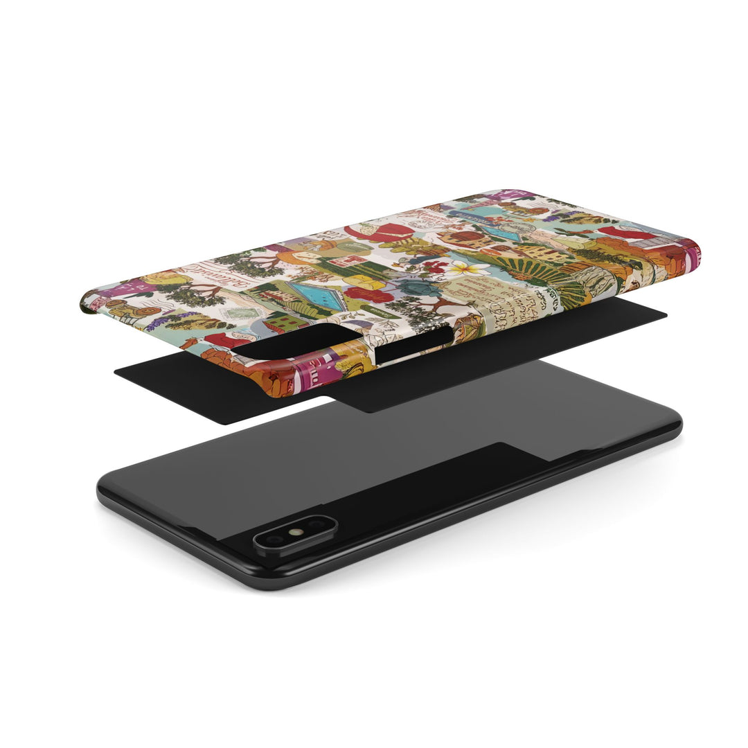 Slim Italy Tuscany Coquette Collage Cute Phone Case for Iphone 17 - | iPhone 16 Pro Max Case | iPhone 15 Case Iphone 14 13 12 11 10 9 8 7 - Studio40ParkLane