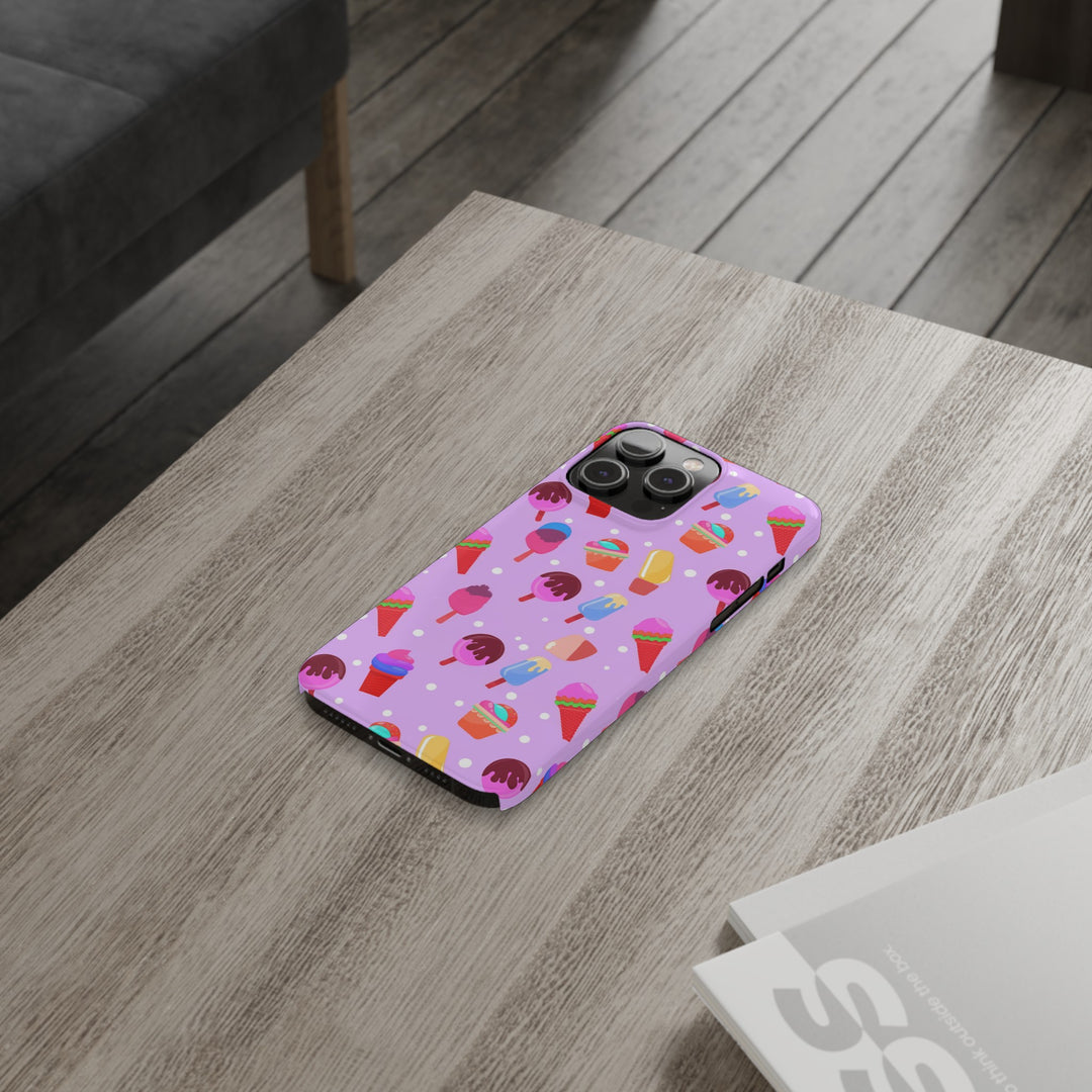 Slim Cute Phone Cases for Iphone - | iPhone 15 Case | iPhone 15 Pro Max Case, Iphone 14 Case, Iphone 14 Pro Max, Iphone 13, Summer Ice - cream Pink - Studio40ParkLane