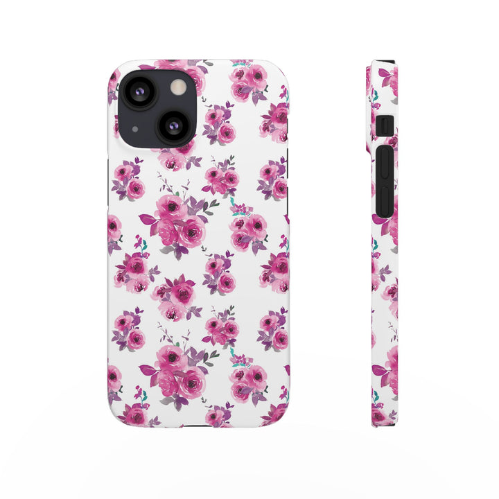 Sleek Snap Flowers Gift for Her Cute Phone Case for iPhone 16 15 14 13 12 11 X Xs Max Xr Pro Plus Samsung Galaxy S24 S23 S22 S21 S20 Ultra