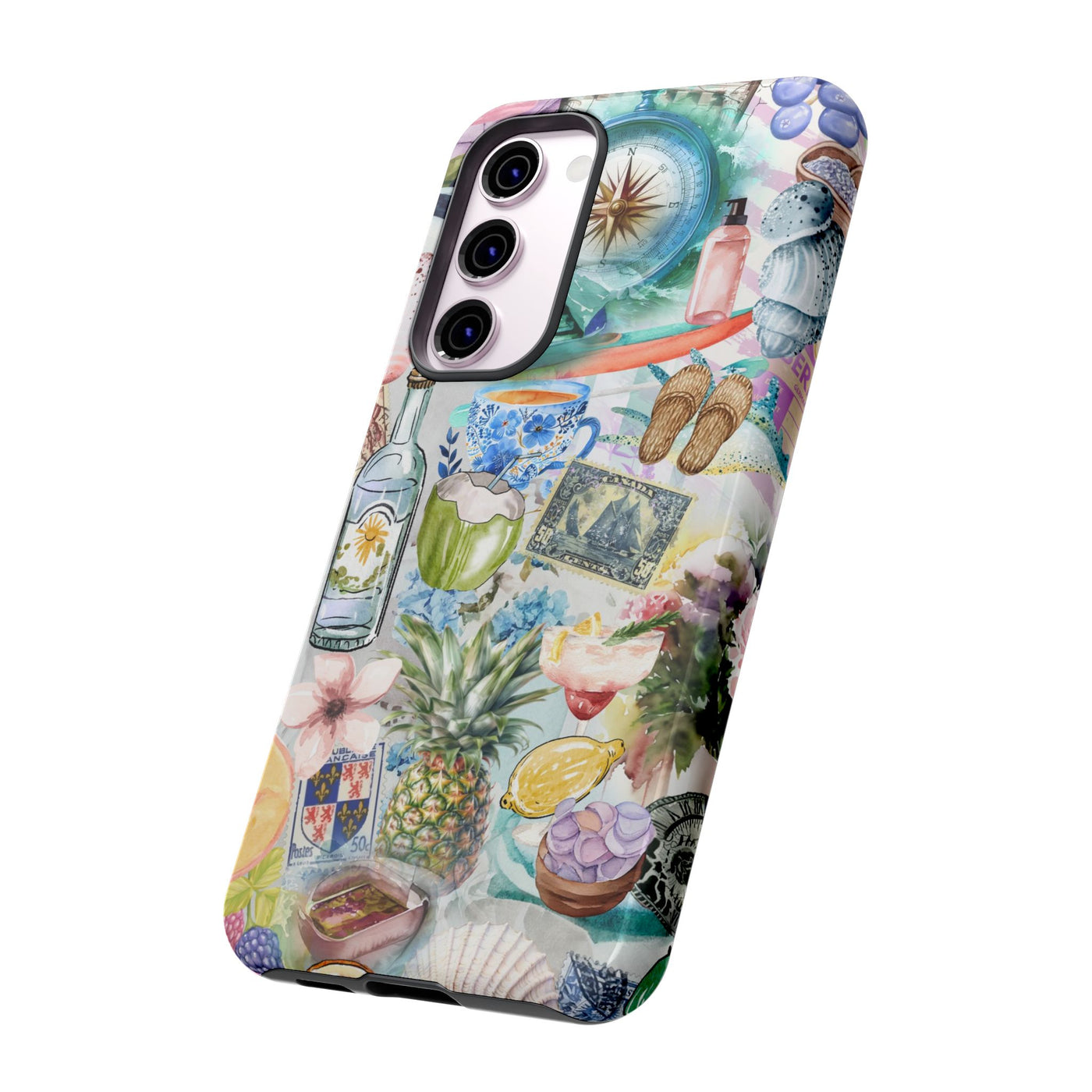 Impact Resistant, Travel Coquette Collage, Cute Phone Cases for Samsung S24, S23, S22, S21, IPhone 15 pro Iphone 14 pro Iphone 13 IPhone 12 Iphone 11